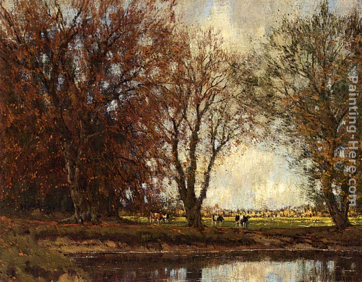 A View Of The Vordense Beek painting - Arnold Marc Gorter A View Of The Vordense Beek art painting